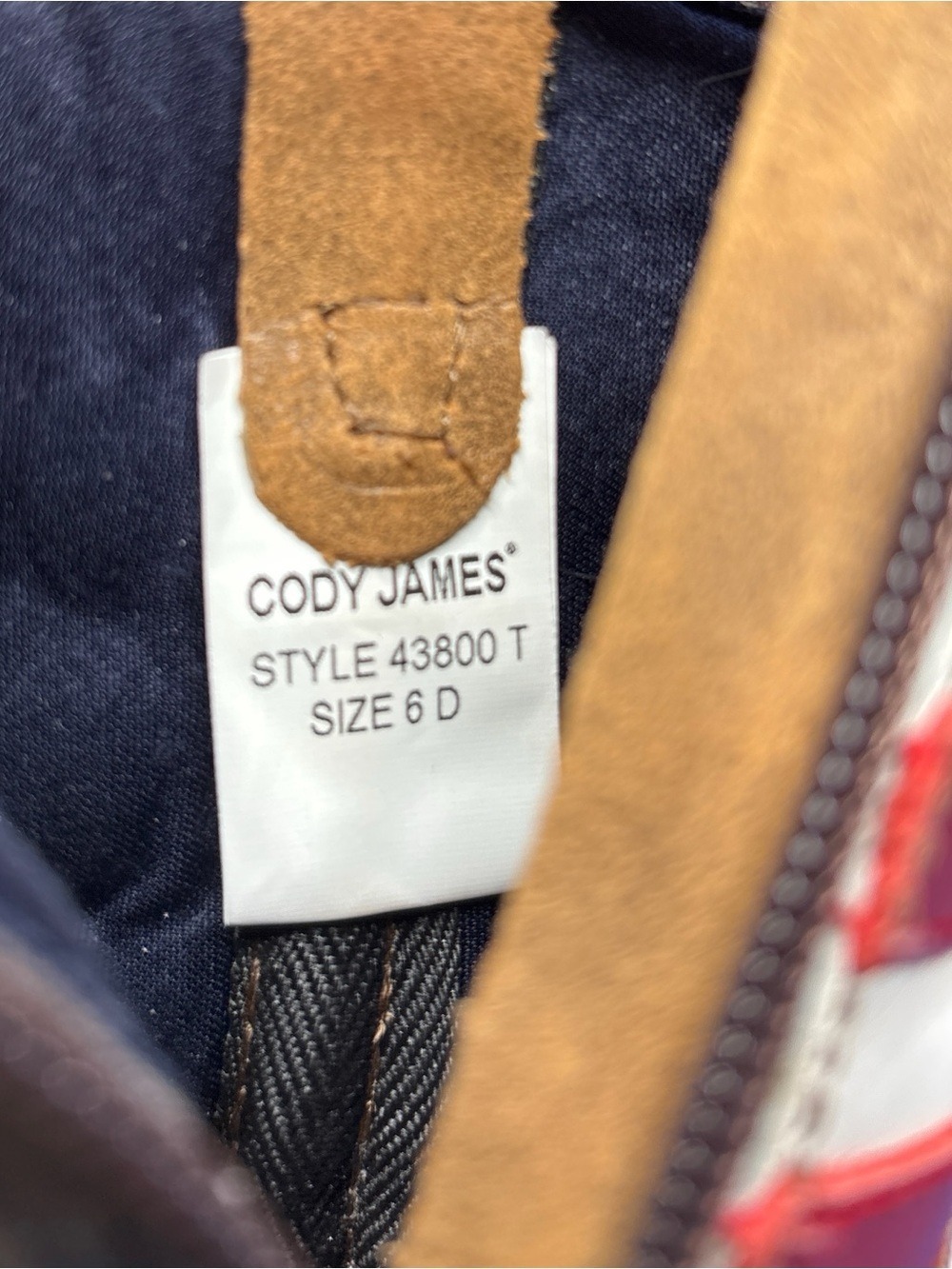CODY JAMES TODDLER BOYS' USA FLAG WESTERN BOOTS SIZE 6 - Picture 7 of 7